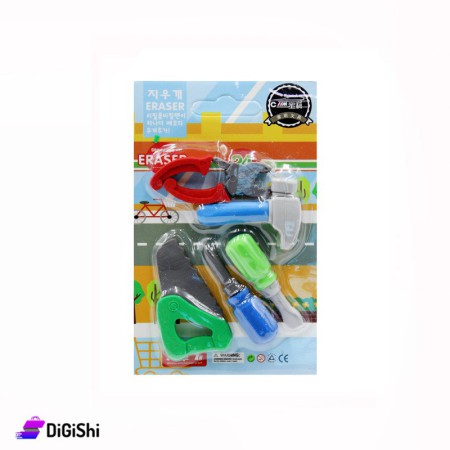 Carpenter Kit Erasers Set