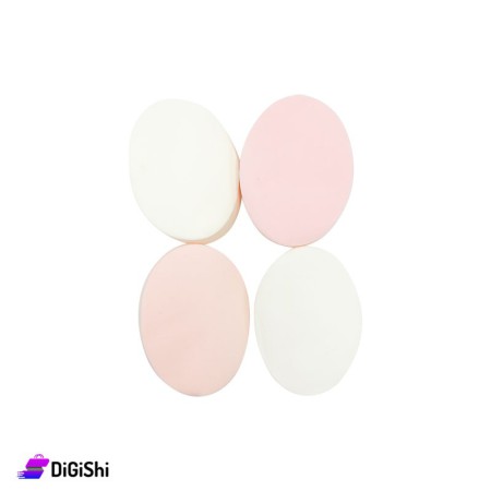 مجموعة إسفنجات مكياج شكل بيضوي Juicy Beauty