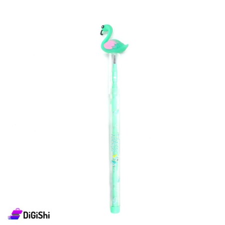 Flamingo Head Pencil - Green