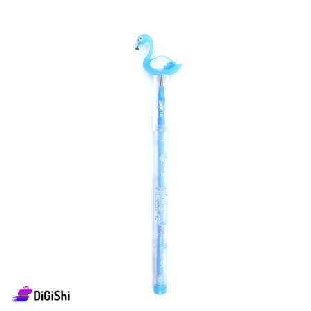 Flamingo Head Pencil - Blue