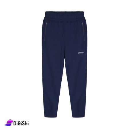 STARTER Men's Cotton & Polyester Pants - Blue