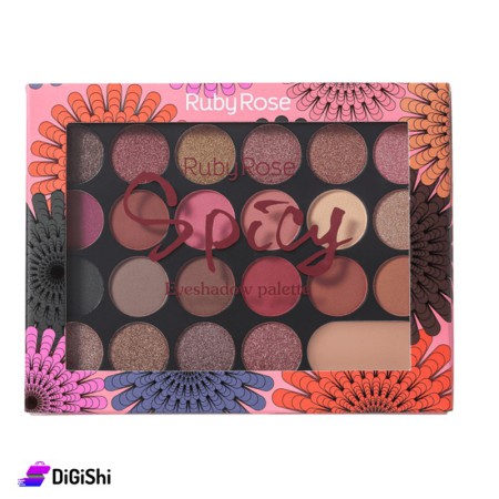 علبة ظلال عيون Ruby Rose Spicy Hb 1001