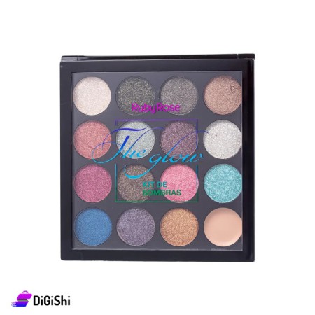 علبة ظلال عيون Ruby Rose The Glow Hb 1016
