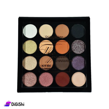 علبة ظلال عيون Ruby Rose The Peach Cream Hb 1023
