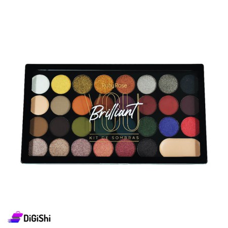 علبة ظلال عيون Ruby Rose Brilliant Hb 1043