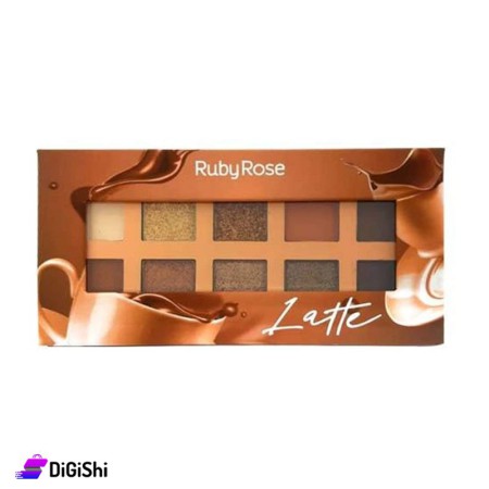 علبة ظلال عيون Ruby Rose Latte Hb 1051