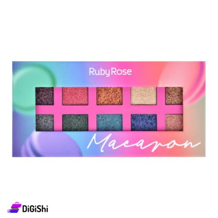 علبة ظلال عيون Ruby Rose Macaron Hb 1052