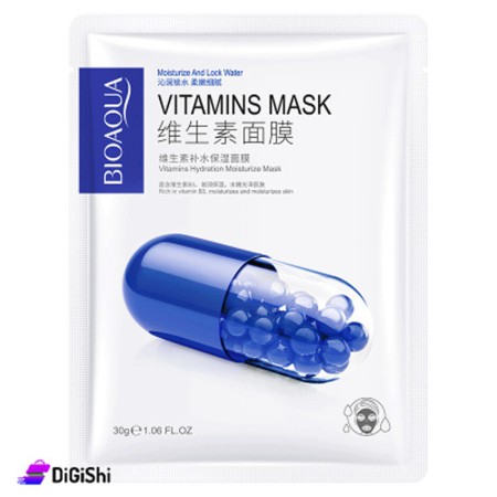 BIOAQUA Vitamins Facial Mask With Moisturizing And Whitening Effect