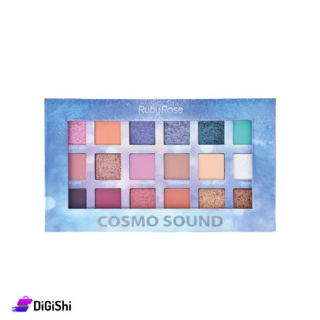 علبة ظلال عيون Ruby Rose Cosmo Sound Hb 1060