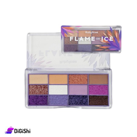 علبة ظلال عيون Ruby Rose Flame and Ice Hb 1061