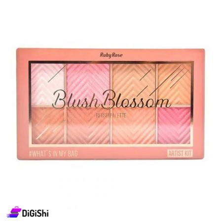 مجموعة حمرة خدود Ruby Rose Blush Blossom HB 6112