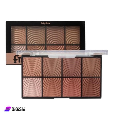 Ruby Rose HB 7216 Pressed Bronzing Powder Set