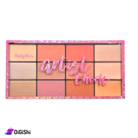 مجموعة كاملة Ruby Rose Artist Cheek HB 7219