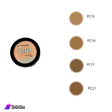 Ruby Rose Selfie HB 7228 Pressed Face Powder - 15 - 16 - 17 - 21 Degrees