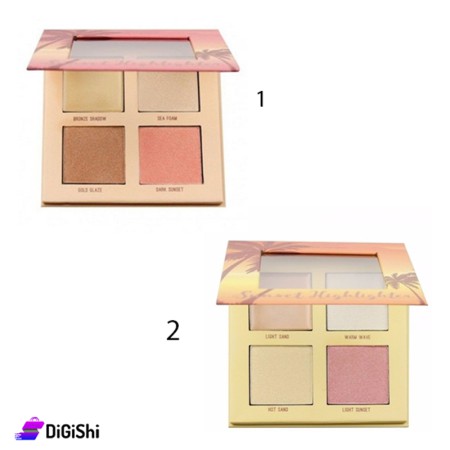 Ruby Rose Sunset HB 7504 Highlighter Set