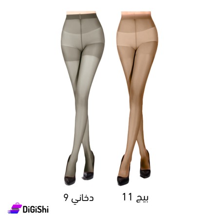 Al Samah Women's Chiffon Tights - 11 and 9