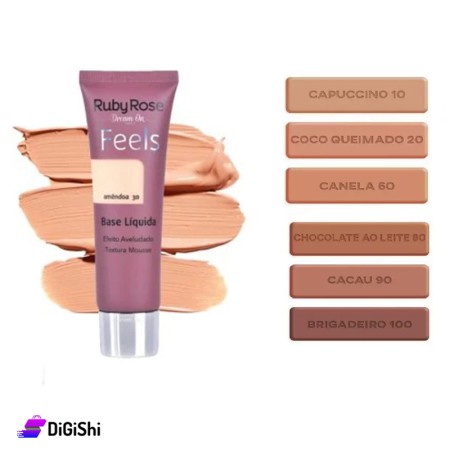 كريم أساس Ruby Rose Feels HB 8053 - الدرجات 10,20,60,80,90,100