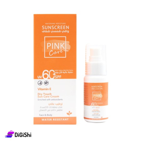كريم واقي شمسي PINK Care 60 SPF - شفاف