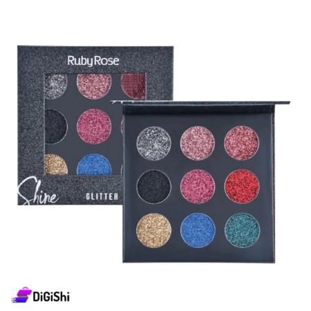 Ruby Rose Shine Glitter HB 8047 Eyeshadow Palette - B