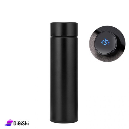 Stainless Steel Digital Thermos 500ml Black