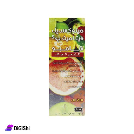 Arak Minoxidil With Vitamin B5 Shampoo For Dry Hair