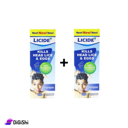 Arak Licid Shampoo To Eliminate Lice And Their Eggs 2 Bottles Offer