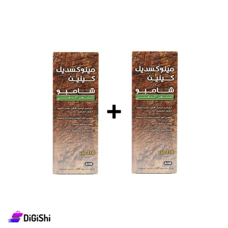 عرض عبوتان شامبو مينوكسيديل كينين للشعر الدهني Arak