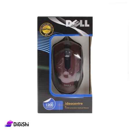 DELL Ideacentre Wired USB Mouse - Red