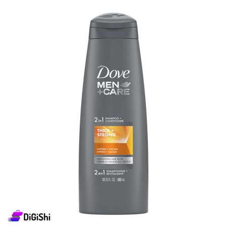 شامبو مع بلسم للرجال Dove Men+Care 2in1 Thick & Strong