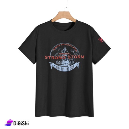 STARTER Men's Cotton T-Shirt Strong Storm - Black