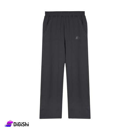 STARTER Women's Polyester , Lycra and Viscose Pants - Gray