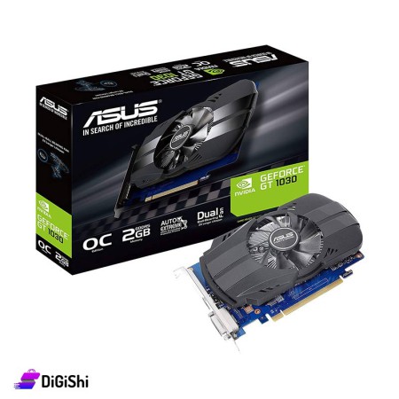 كرت شاشة ASUS PH-GT1030-O2G PCI Express Graphics Card
