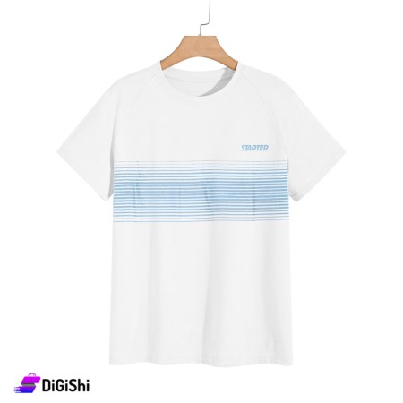 STARTER Men's Cotton T-Shirt - White