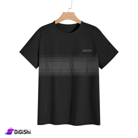 STARTER Men's Cotton T-Shirt - Black