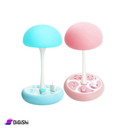 مصباح ذكي شكل فطر مع قاعدة شحن REMAX RL-LT02