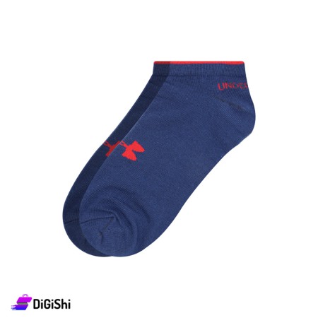 ZOX Cotton Short Men's Socks - Dark Blue