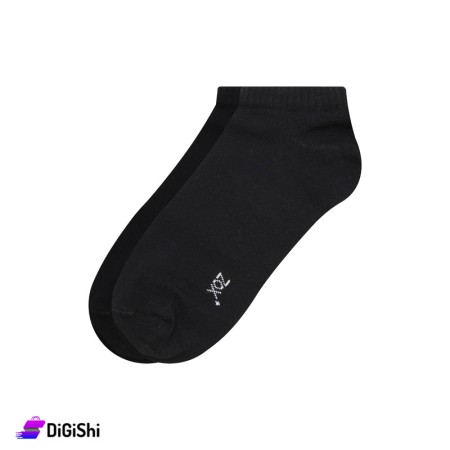ZOX Cotton Short Women's Socks - Black