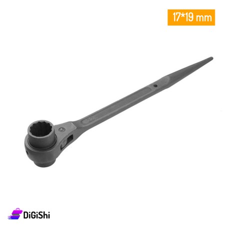مفتاح جوزة مزدوج طقطاق 17*19 مم TOLSEN