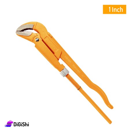 TOLSEN 45 Degrees Bent Nose Pipe Wrench 1 Inch