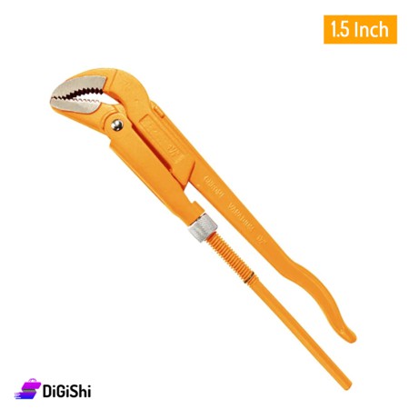 مفتاح الانابيب رأس منحني 45° صناعي 55 مم 1.5 إنش TOLSEN