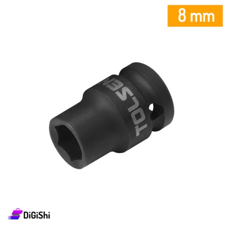TOLSEN Impact Socket 1/2 Inch - 8 mm
