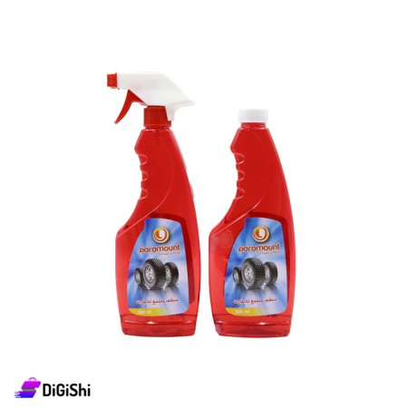 Paramount Tire Cleaner And Polisher Two Bottels Offer - 500 ml