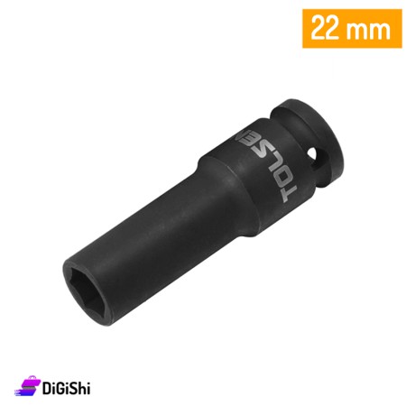TOLSEN Deep Impact Socket 1/2 Inch - 22 mm
