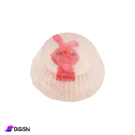 Unicorn Body Shop Glycerine Soap With A Toy Rabbit - Red
