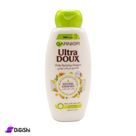 شامبو الترطيب اليومي بخلاصة حليب اللوز GARNIER ULTRA DOUX