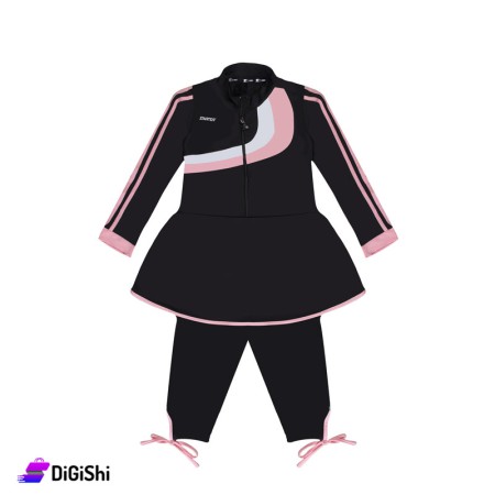 STARTER Girl's Polyester Burkini - Black