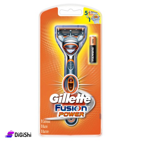 Gillette Fusion Power Men's Razor With Battery