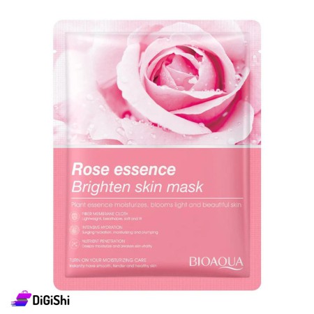 BIOAQUA Rose Essence Brighten Skin Face Sheet Mask