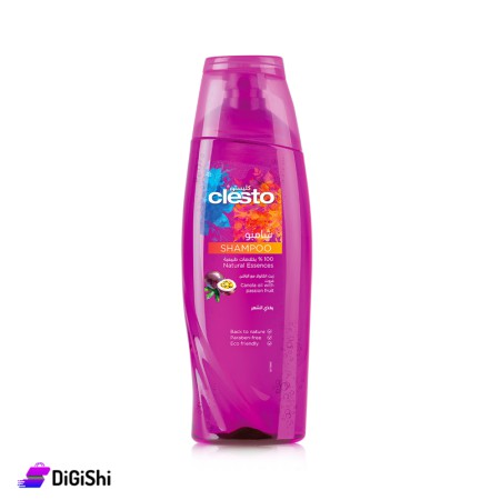 شامبو بزيت الكانولا والباشن فروت لجميع أنواع الشعر Clesto