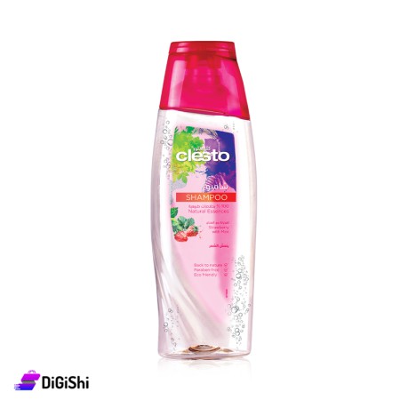 Clesto Shampoo Natural Essences With Strawberry and Mint